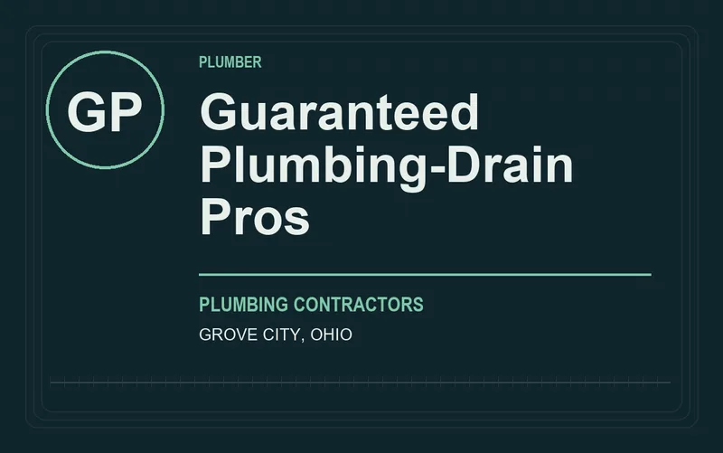 Guaranteed Plumbing-Drain Pros in Grove City, Ohio
