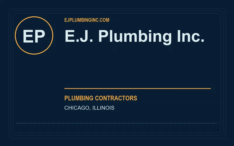 E.J. Plumbing Inc. in Chicago, Illinois