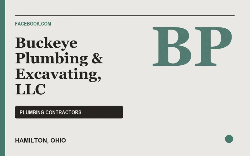 Buckeye Plumbing & Excavating, LLC in Hamilton, Ohio