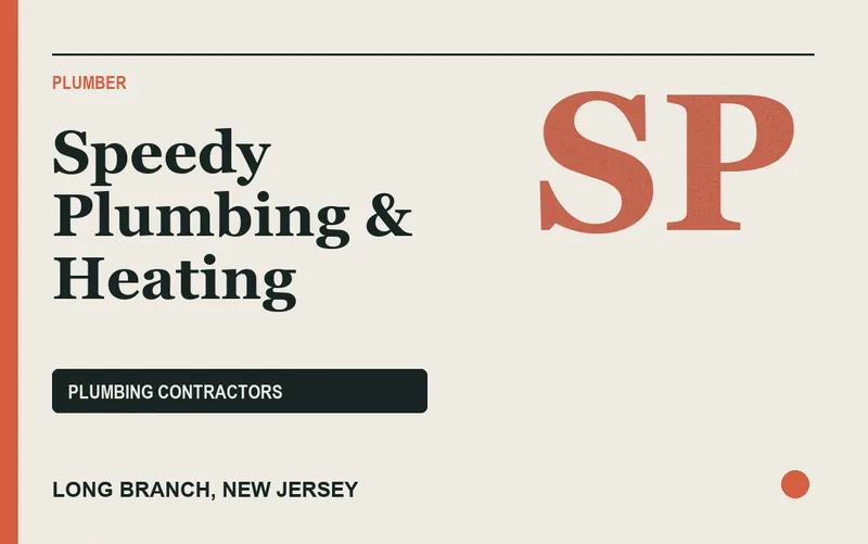 Speedy Plumbing & Heating in Long Branch, New Jersey