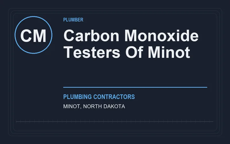 Carbon Monoxide Testers Of Minot in Minot, North Dakota