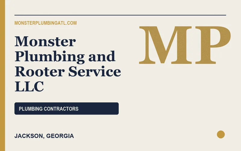 Monster Plumbing and Rooter Service llc in Jackson, Georgia