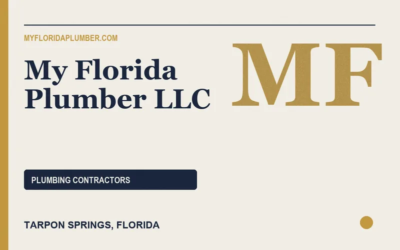 My Florida Plumber LLC in Tarpon Springs, Florida