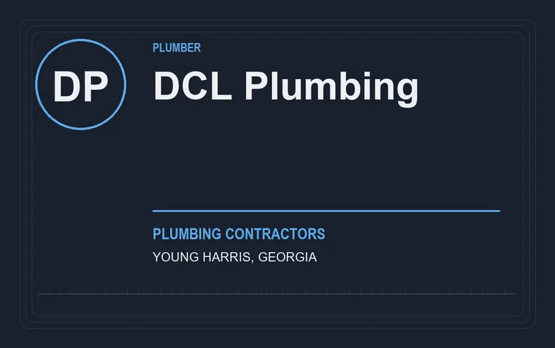 DCL Plumbing in Young Harris, Georgia