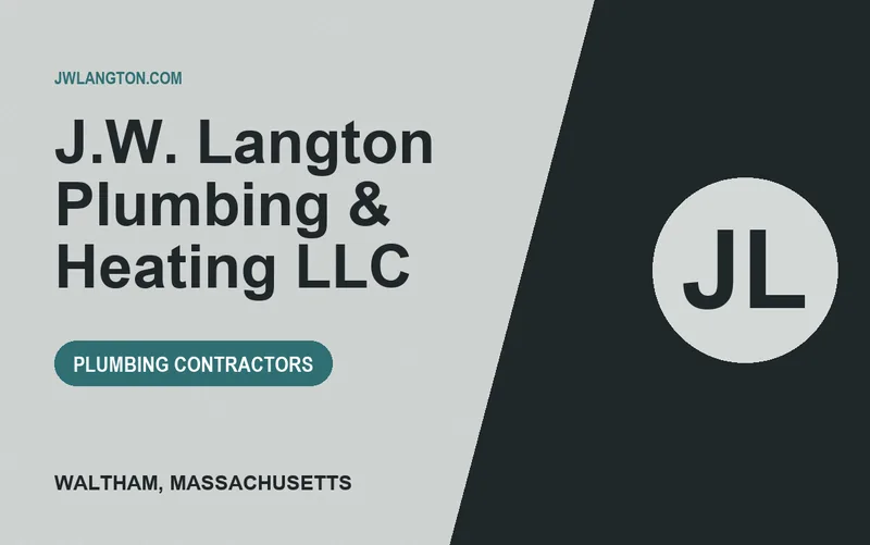 J.W. Langton Plumbing & Heating L.L.C in Waltham, Massachusetts