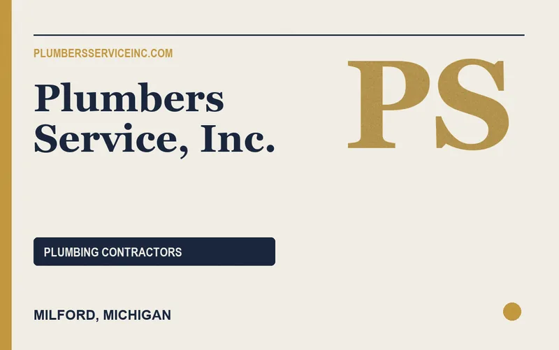 Plumbers Service, Inc. in Milford, Michigan