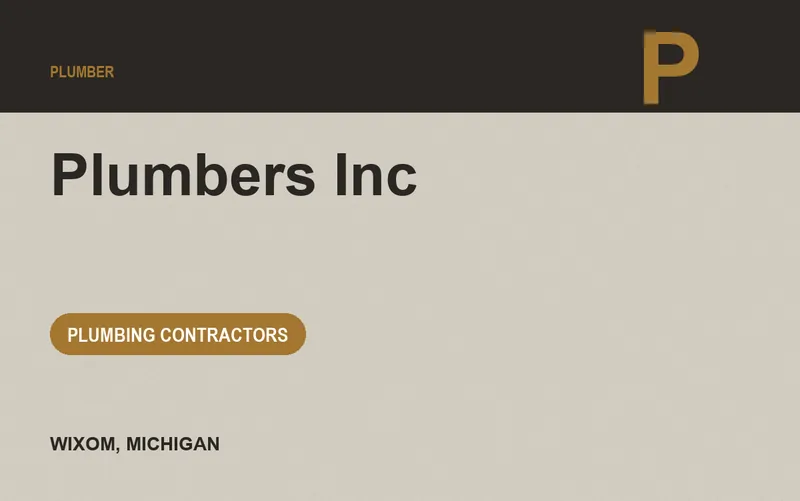 Plumbers Inc in Wixom, Michigan