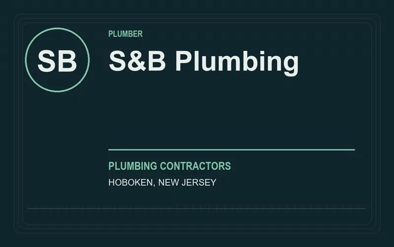 S&B Plumbing in Hoboken, New Jersey