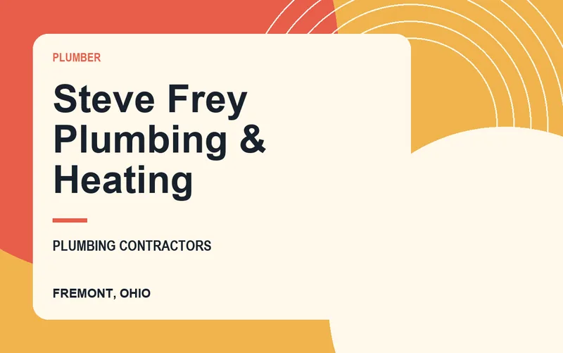 Steve Frey Plumbing & Heating in Fremont, Ohio