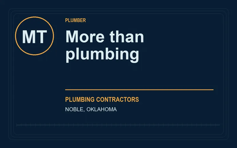 More than plumbing in Noble, Oklahoma