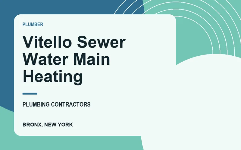 Vitello Sewer Water Main Heating in Bronx, New York