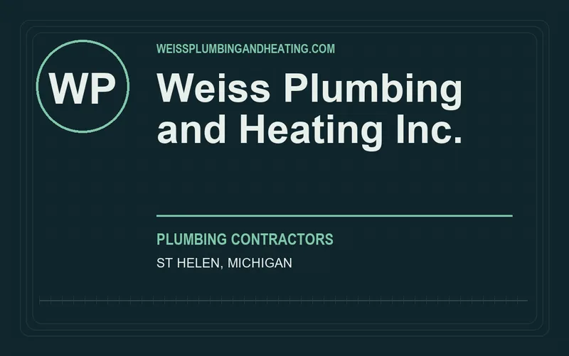 Weiss Plumbing and Heating Inc. in St Helen, Michigan