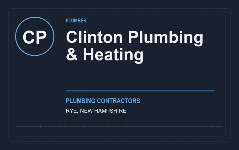 Clinton Plumbing & Heating in Rye, New Hampshire