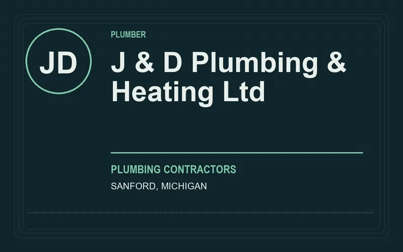 J & D Plumbing & Heating Ltd in Sanford, Michigan