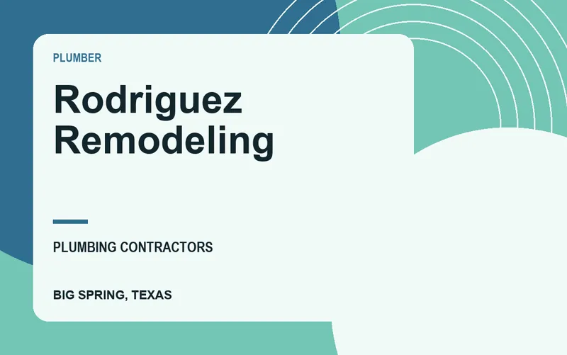 Rodriguez Remodeling in Big Spring, Texas