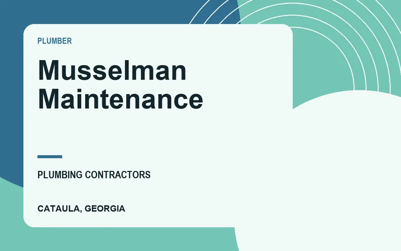 Musselman Maintenance in Cataula, Georgia
