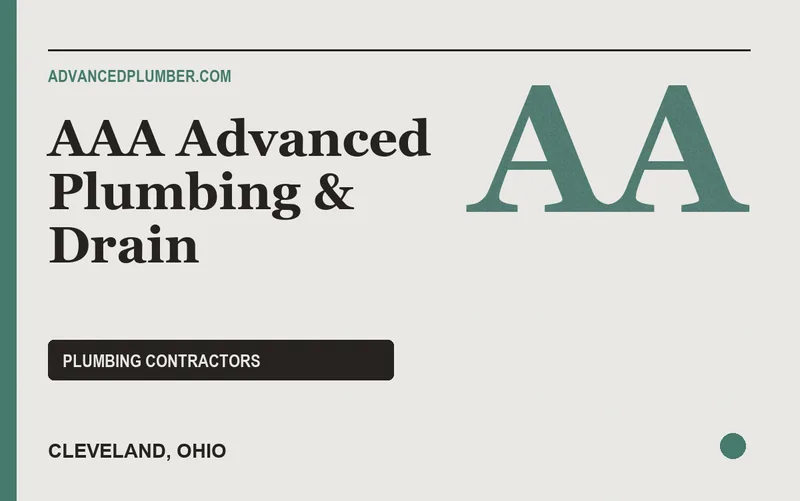 AAA Advanced Plumbing & Drain in Cleveland, Ohio