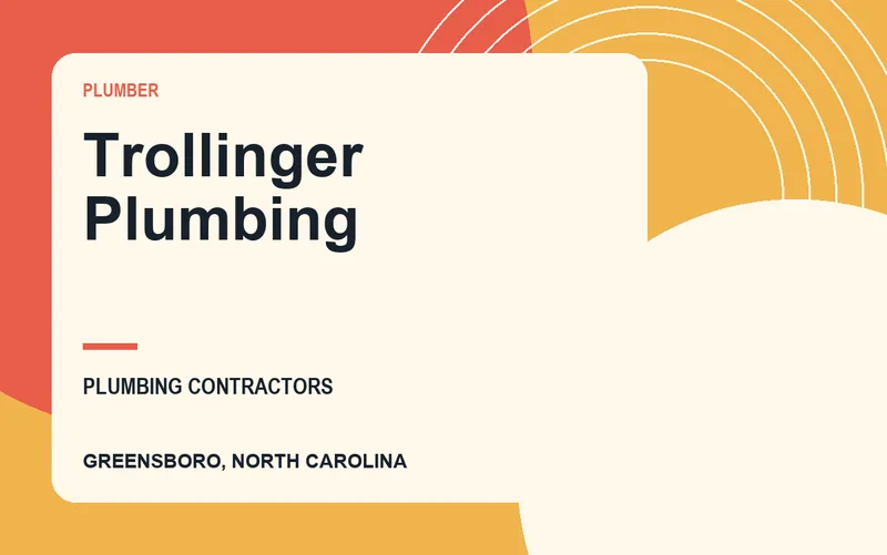 Trollinger Plumbing in Greensboro, North Carolina