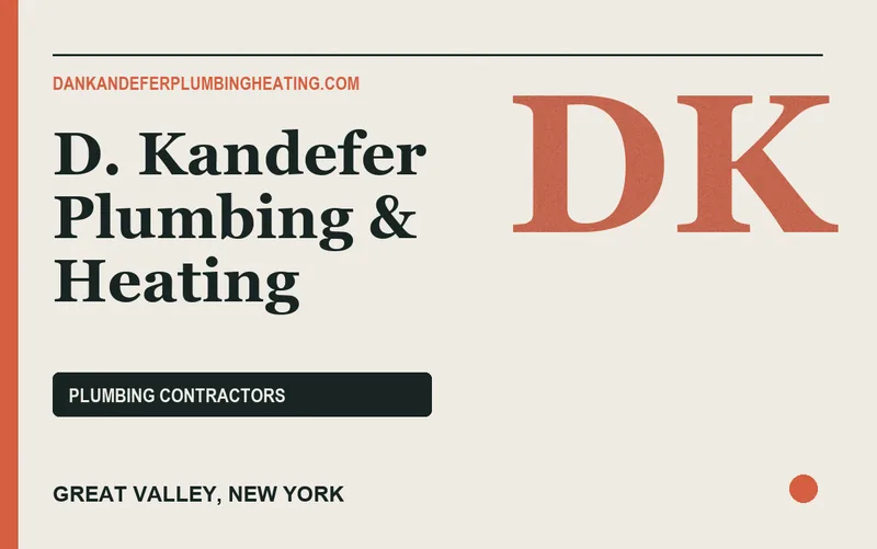 D. Kandefer Plumbing & Heating in Great Valley, New York