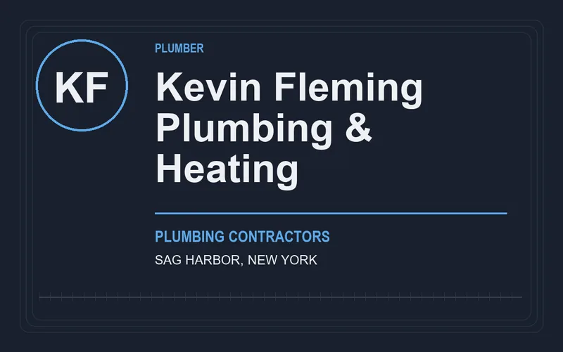 Kevin Fleming Plumbing & Heating in Sag Harbor, New York