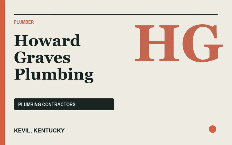 Howard Graves Plumbing in Kevil, Kentucky
