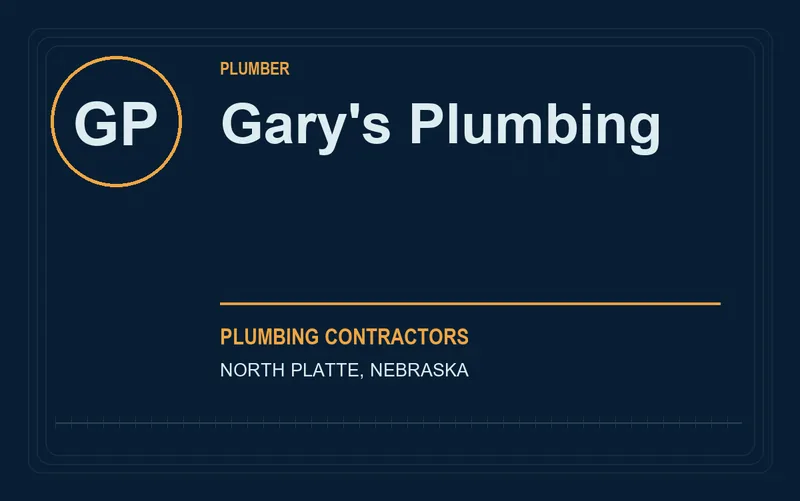 Gary's Plumbing in North Platte, Nebraska