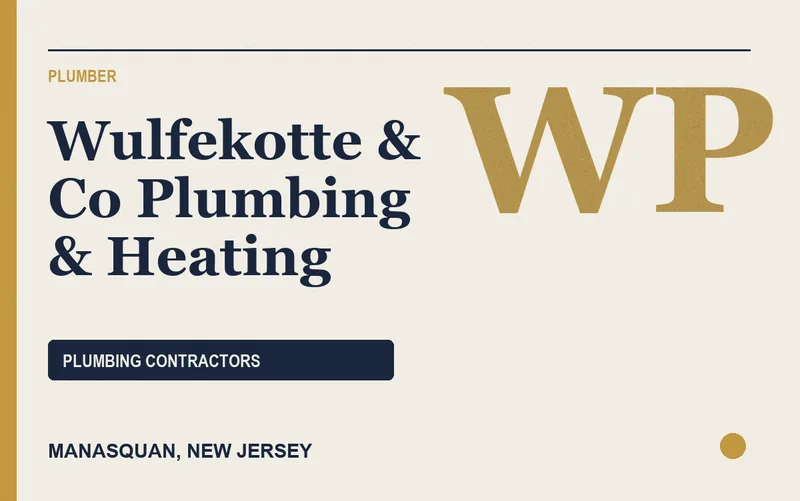Wulfekotte & Co Plumbing & Heating in Manasquan, New Jersey
