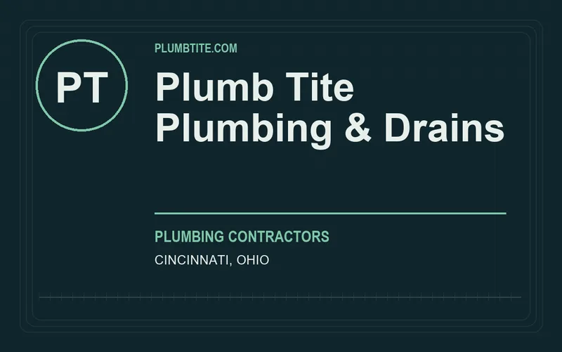 Plumb Tite Plumbing & Drains in Cincinnati, Ohio