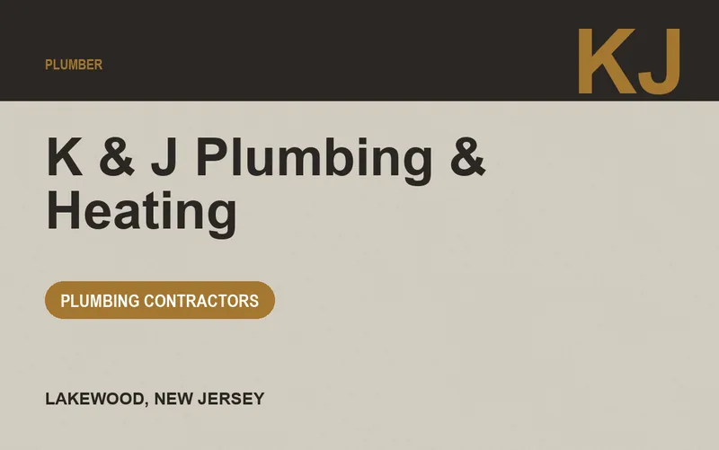 K & J Plumbing & Heating in Lakewood, New Jersey