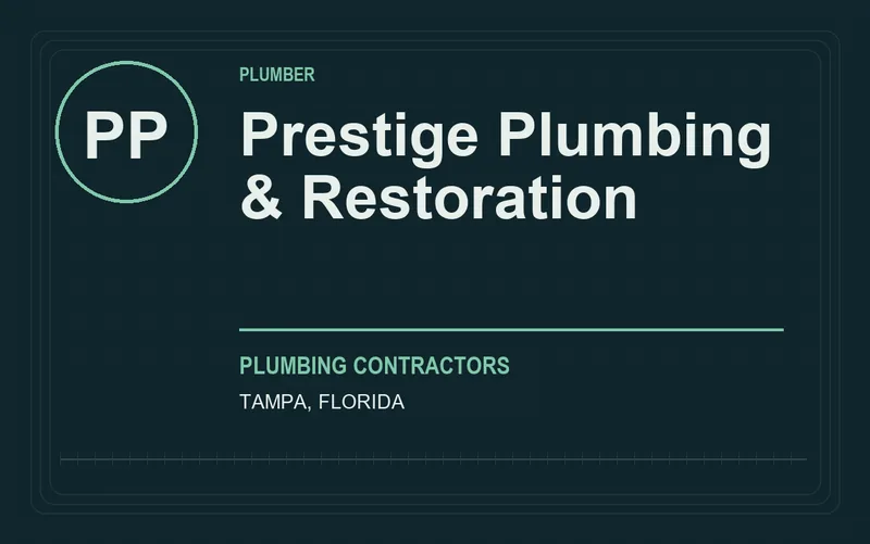 Prestige Plumbing & Restoration in Tampa, Florida