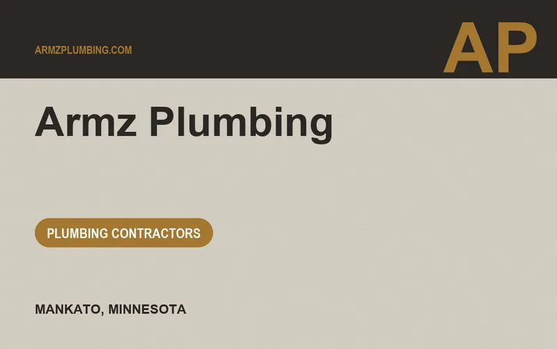 Armz Plumbing in Mankato, Minnesota