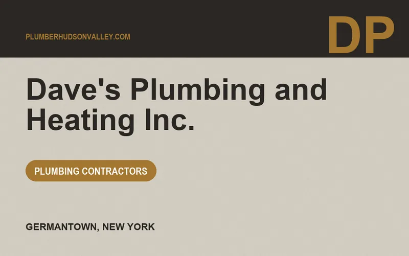 Dave's Plumbing and Heating Inc. in Germantown, New York