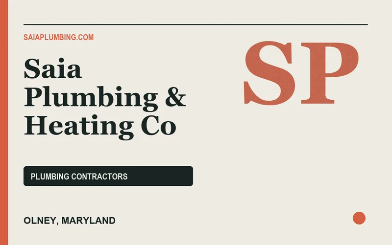 Saia Plumbing & Heating Co in Olney, Maryland