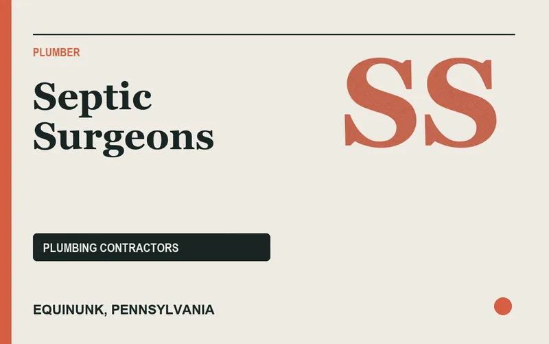Septic Surgeons in Equinunk, Pennsylvania
