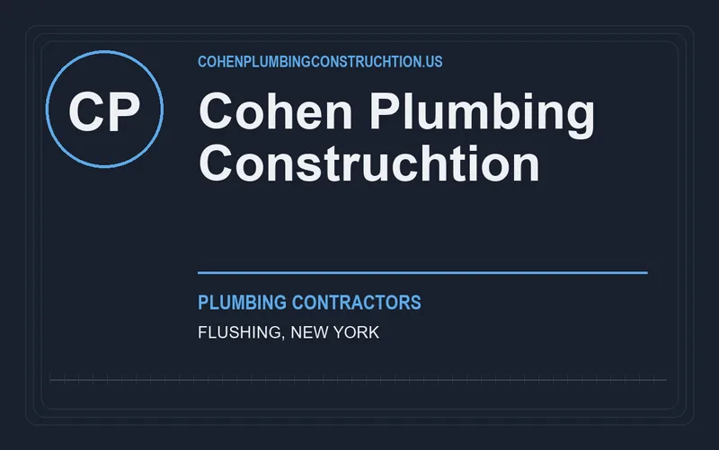Cohen Plumbing Construchtion in Flushing, New York