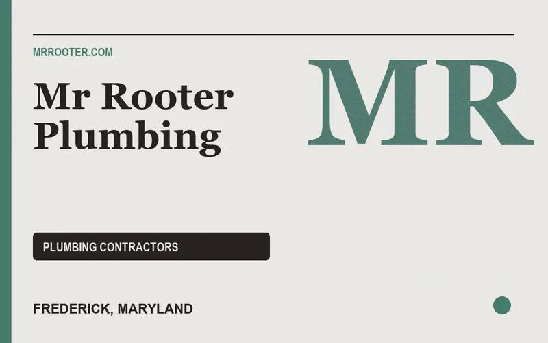 Mr Rooter Plumbing in Frederick, Maryland