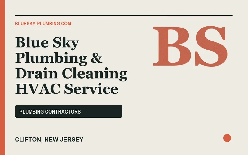 Blue Sky Plumbing & Drain Cleaning HVAC Service in Clifton, New Jersey