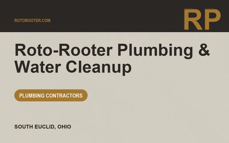 Roto-Rooter Plumbing & Water Cleanup in South Euclid, Ohio