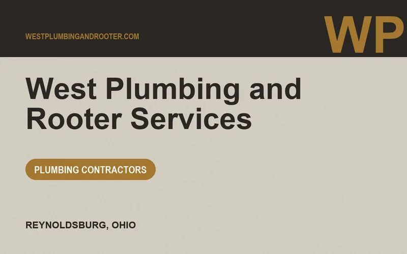 West Plumbing and Rooter Services in Reynoldsburg, Ohio
