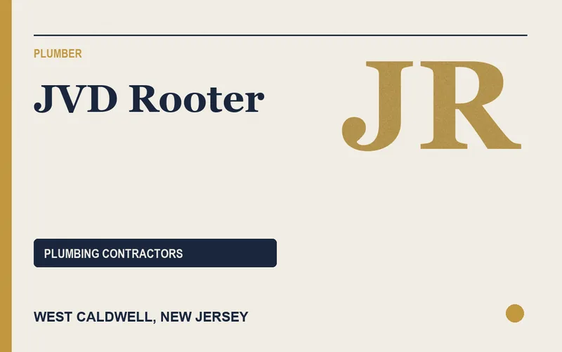 JVD Rooter in West Caldwell, New Jersey