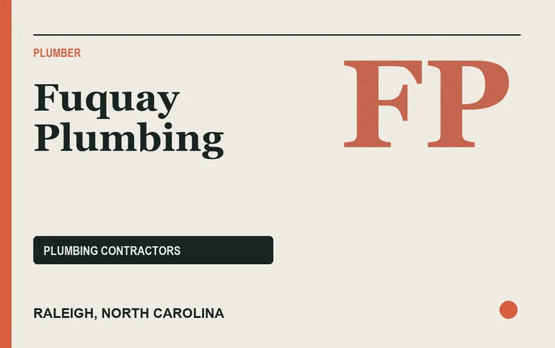 Fuquay Plumbing in Raleigh, North Carolina