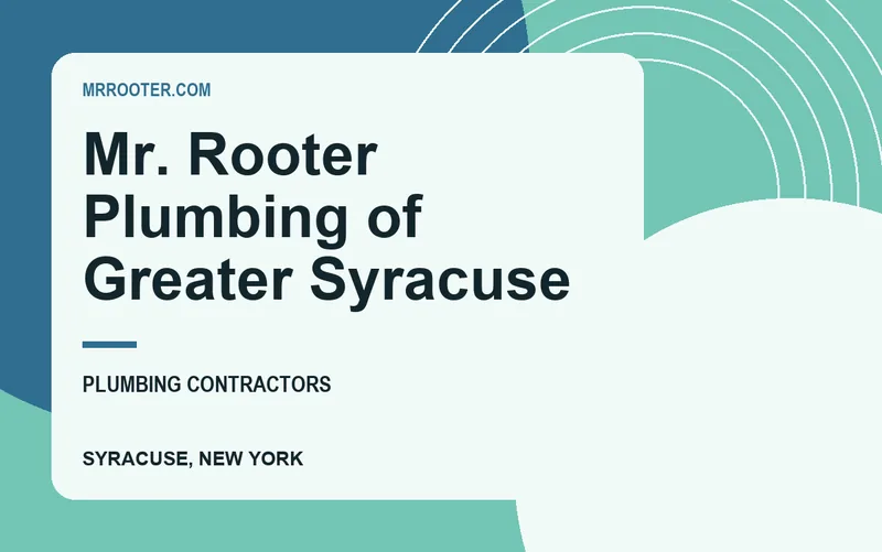 Mr. Rooter Plumbing of Greater Syracuse in Syracuse, New York