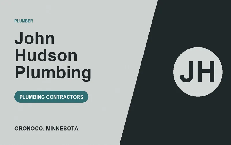 John Hudson Plumbing in Oronoco, Minnesota