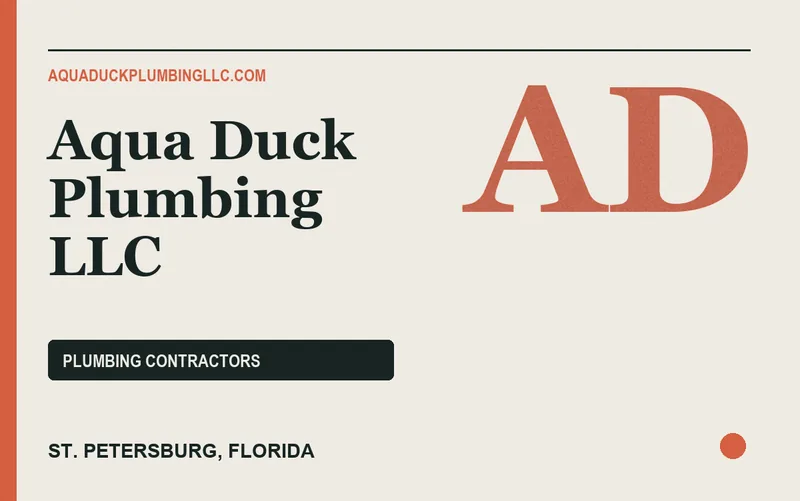 Aqua Duck Plumbing LLC in St. Petersburg, Florida