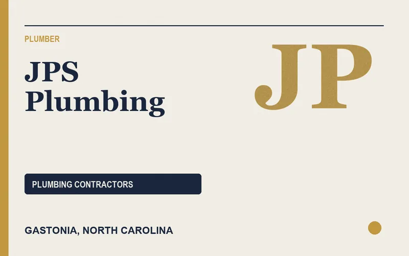 JPS Plumbing in Gastonia, North Carolina