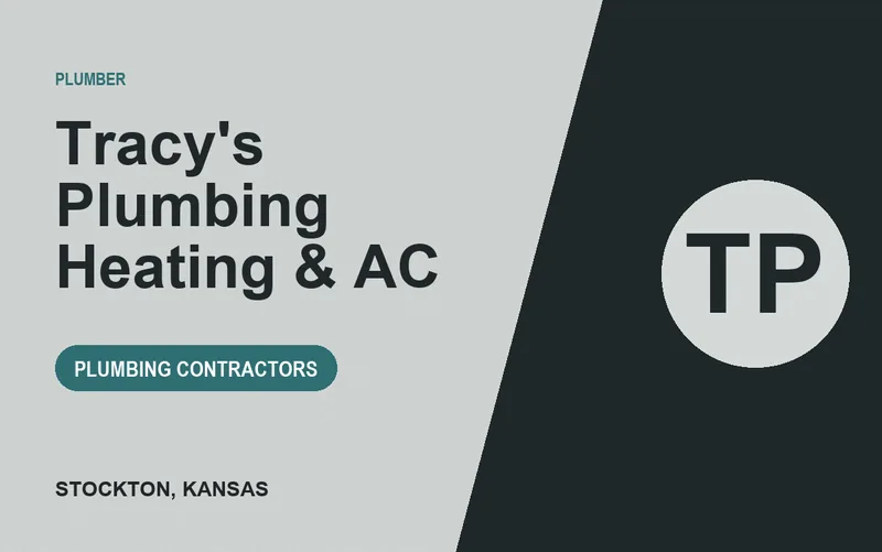 Tracy's Plumbing Heating & AC in Stockton, Kansas