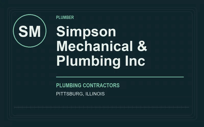 Simpson Mechanical & Plumbing Inc in Pittsburg, Illinois