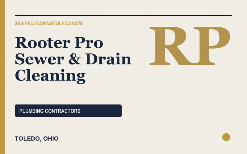 Rooter Pro Sewer & Drain Cleaning in Toledo, Ohio