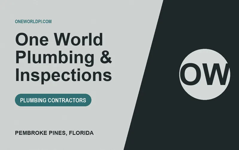 One World Plumbing & Inspections in Pembroke Pines, Florida