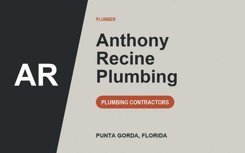 Anthony Recine Plumbing in Punta Gorda, Florida